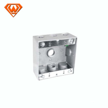 steel double gang weatherproof junction box